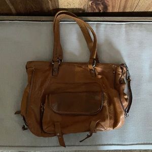 Brown Leather Joelle Hawkens Handbag